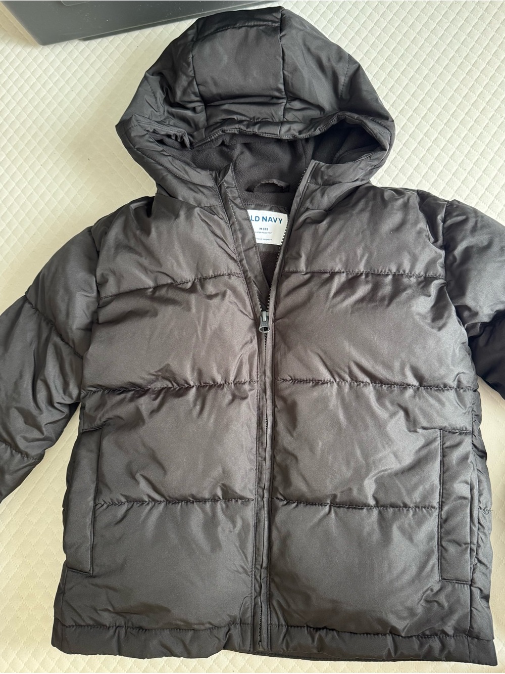 Old Navy Kids' Black Puffer Jacket with Hood